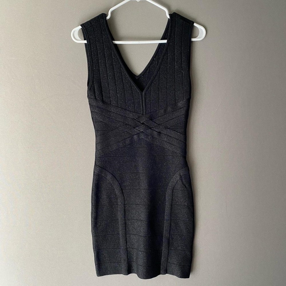 Bandage black dress